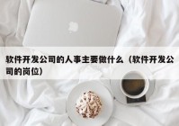 軟件開發(fā)公司的人事主要做什么（軟件開發(fā)公司的崗位）